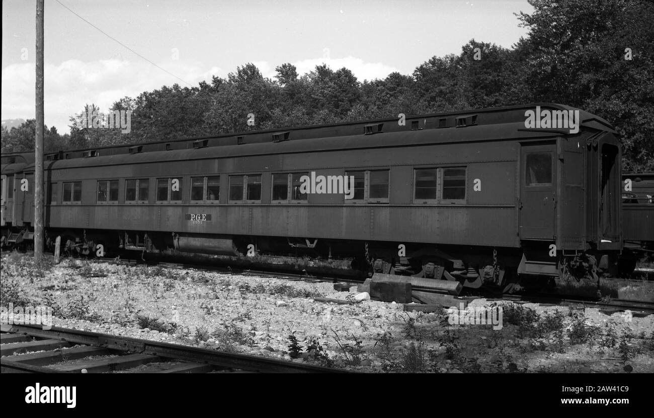 Canadian pacific railroad passenger Black and White Stock Photos