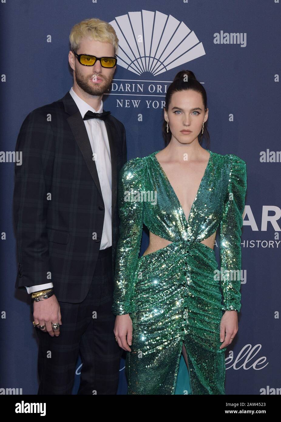 NEW YORK, NEW YORK - FEBRUARY 05: Sofi Tukker - Tucker Halpern and Sophie Hawley-Weld attends the 2020 amfAR New York Gala on February 05, 2020 in New York City. Photo: Jeremy Smith/imageSPACE/MediaPunch Stock Photo