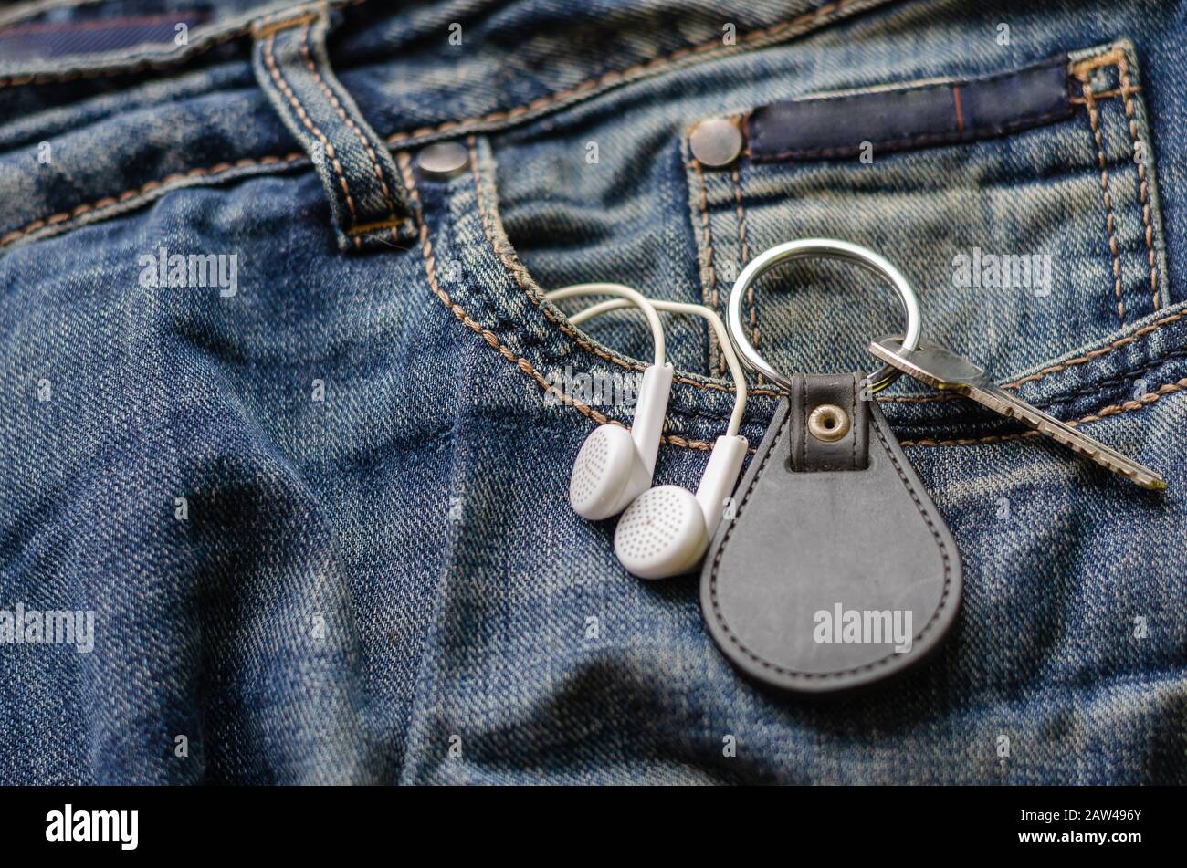 key blue jeans