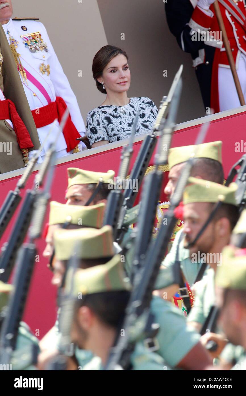 Queen Letizia of Spain attends the Armed Forces Day. May 27 ,2017. (ALTERPHOTOS/Acero) /NortePhoto.com Stock Photo
