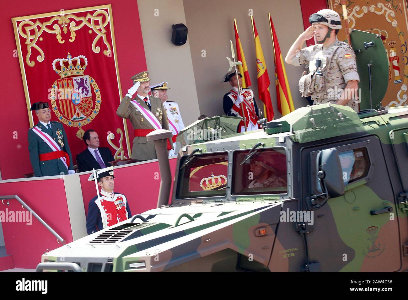 King Felipe VI of Spain attends the Armed Forces Day. May 27 ,2017. (ALTERPHOTOS/Acero) /NortePhoto.com Stock Photo