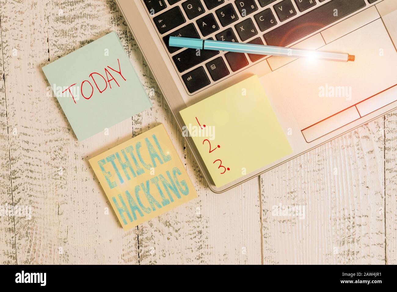 Writing note showing Ethical Hacking. Business concept for act of ...