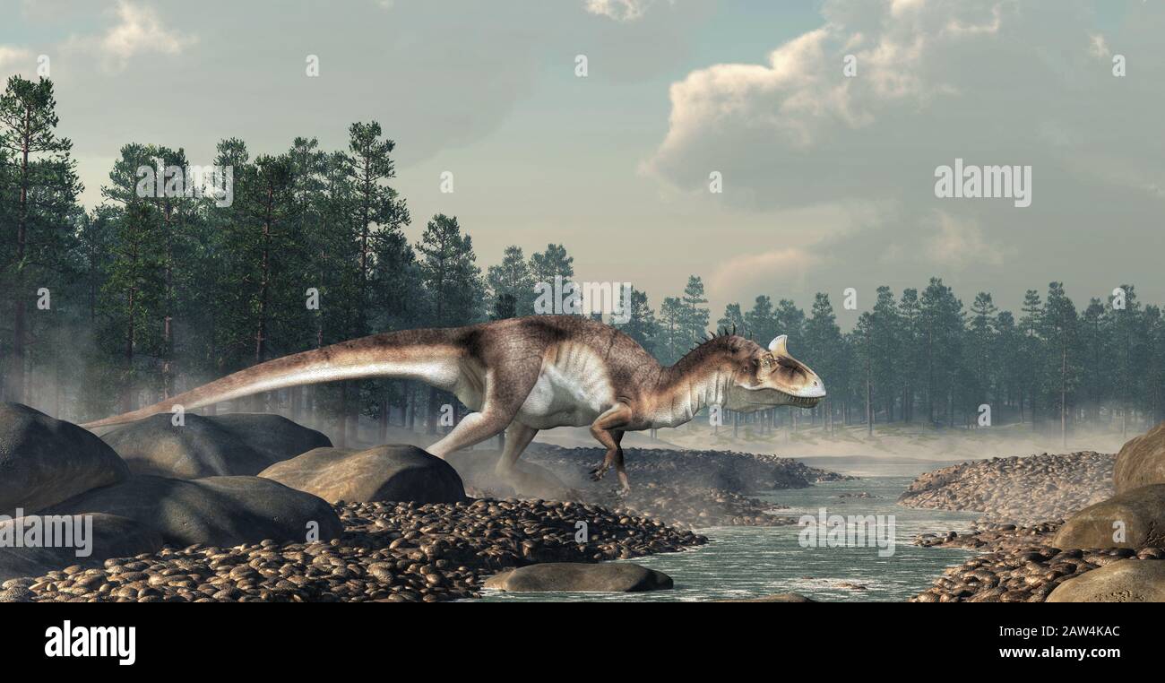 Cryolophosaurus was a carnivorous theropod dinosaur, known for its