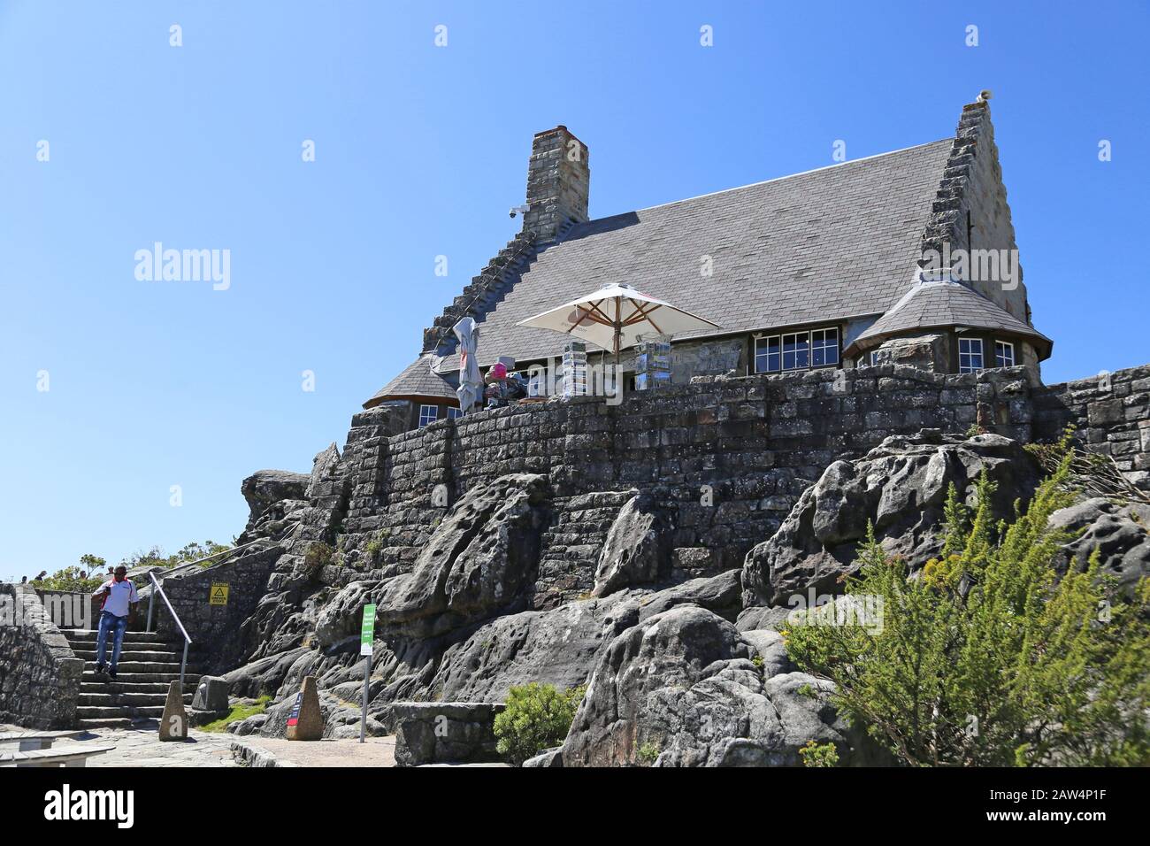 Shop at the Top, Table Mountain National Park, Cape Town, Table Bay, Western Cape Province, South Africa, Africa Stock Photo