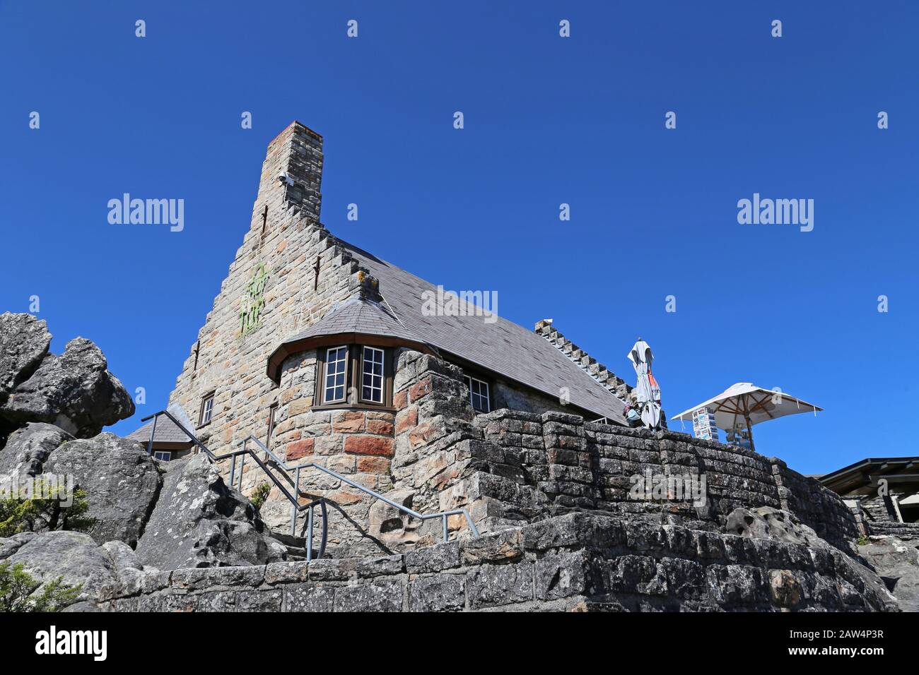 Shop at the Top, Table Mountain National Park, Cape Town, Table Bay, Western Cape Province, South Africa, Africa Stock Photo