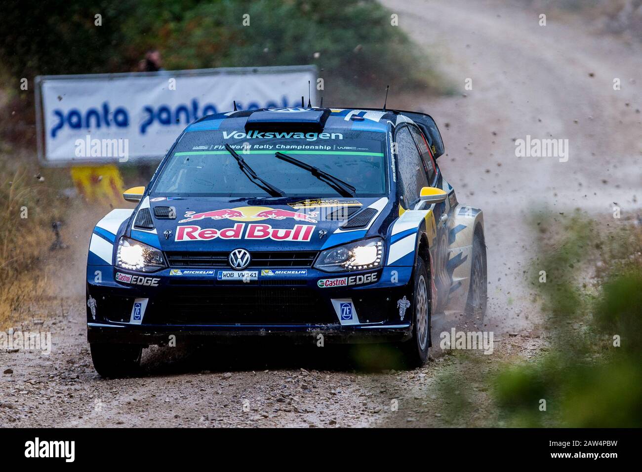 Andreas Mikkelsen/Anders Jaeger (Volkswagen Polo R WRC) during the World  Rally Car RACC Catalunya Costa Dourada 2016 / Rally Spain, in Catalunya,  Spai Stock Photo - Alamy