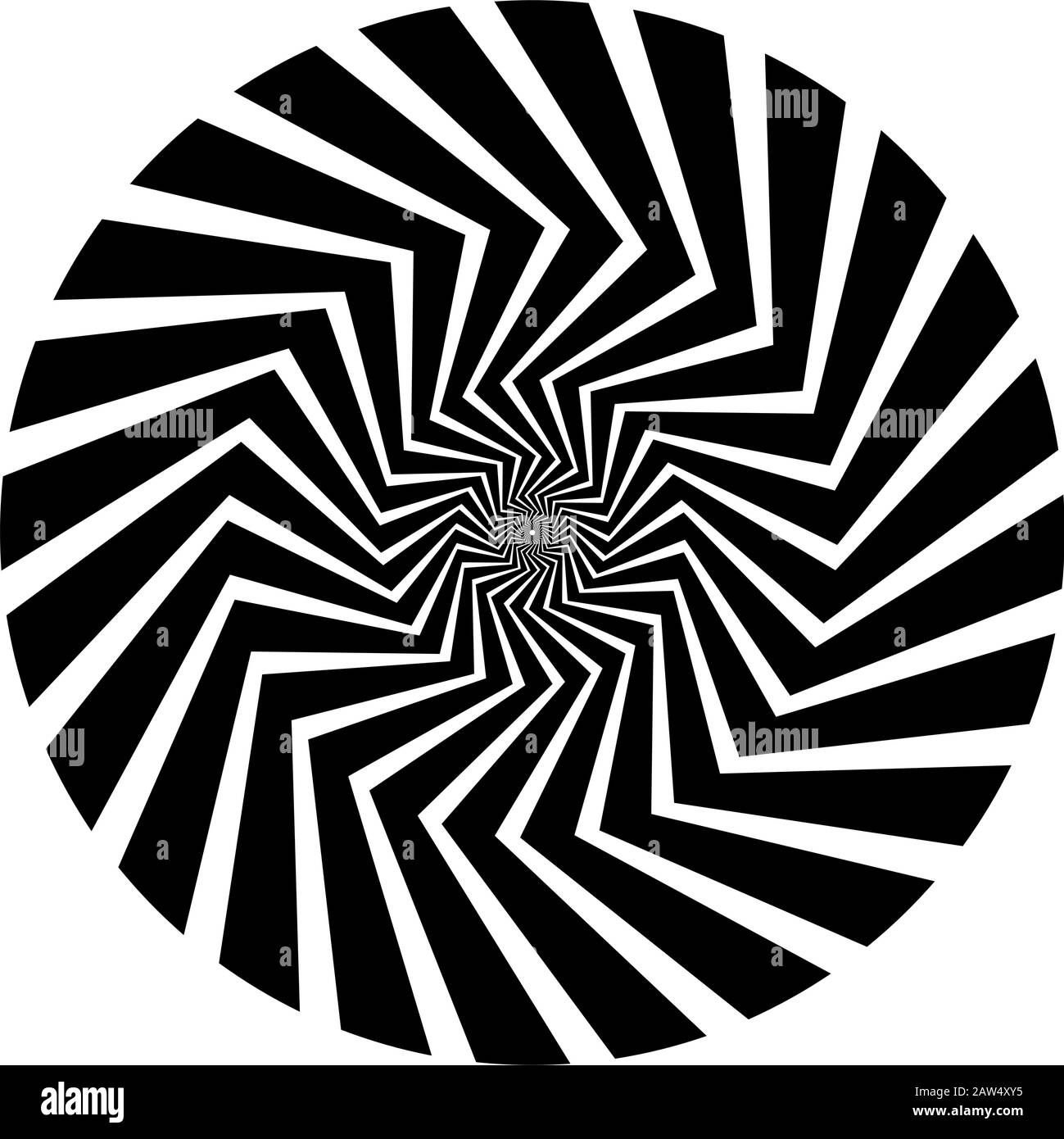 Op Art Spiral Stock Vector Image & Art Alamy