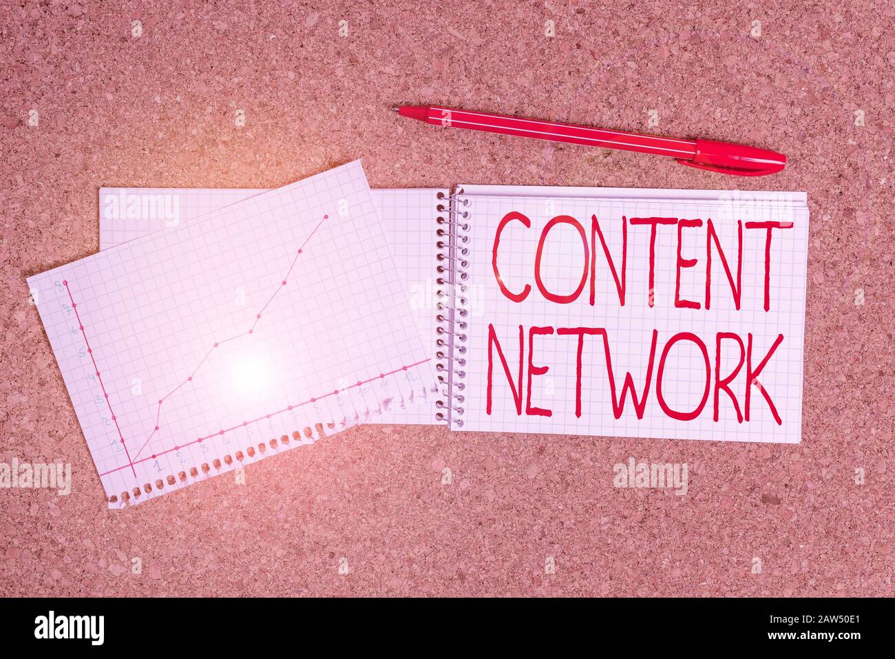 Conceptual Hand Writing Showing Content Network Concept Meaning A