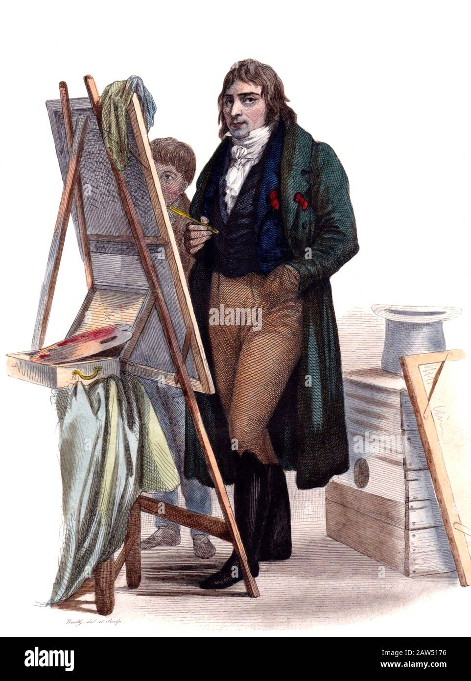 1810 ca , Paris , FRANCE : The french painter ANTOINE JEAN GROS baron GROS  ( 1771 – 1835 ). His work was in the genres of history and Neoclassical pai  Stock Photo - Alamy