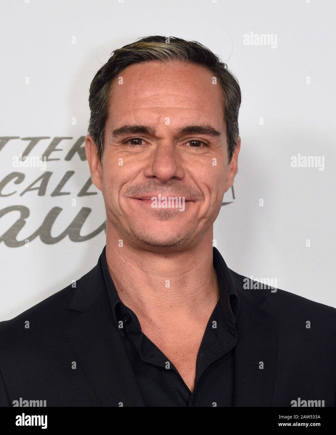 HOLLYWOOD, CALIFORNIA - FEBRUARY 05: Tony Dalton attends the premiere of AMC's 'Better Call Saul' Season 5 at ArcLight Cinemas on February 05, 2020 in Hollywood, California. Photo: Annie Lesser/imageSPACE/MediaPunch Stock Photo