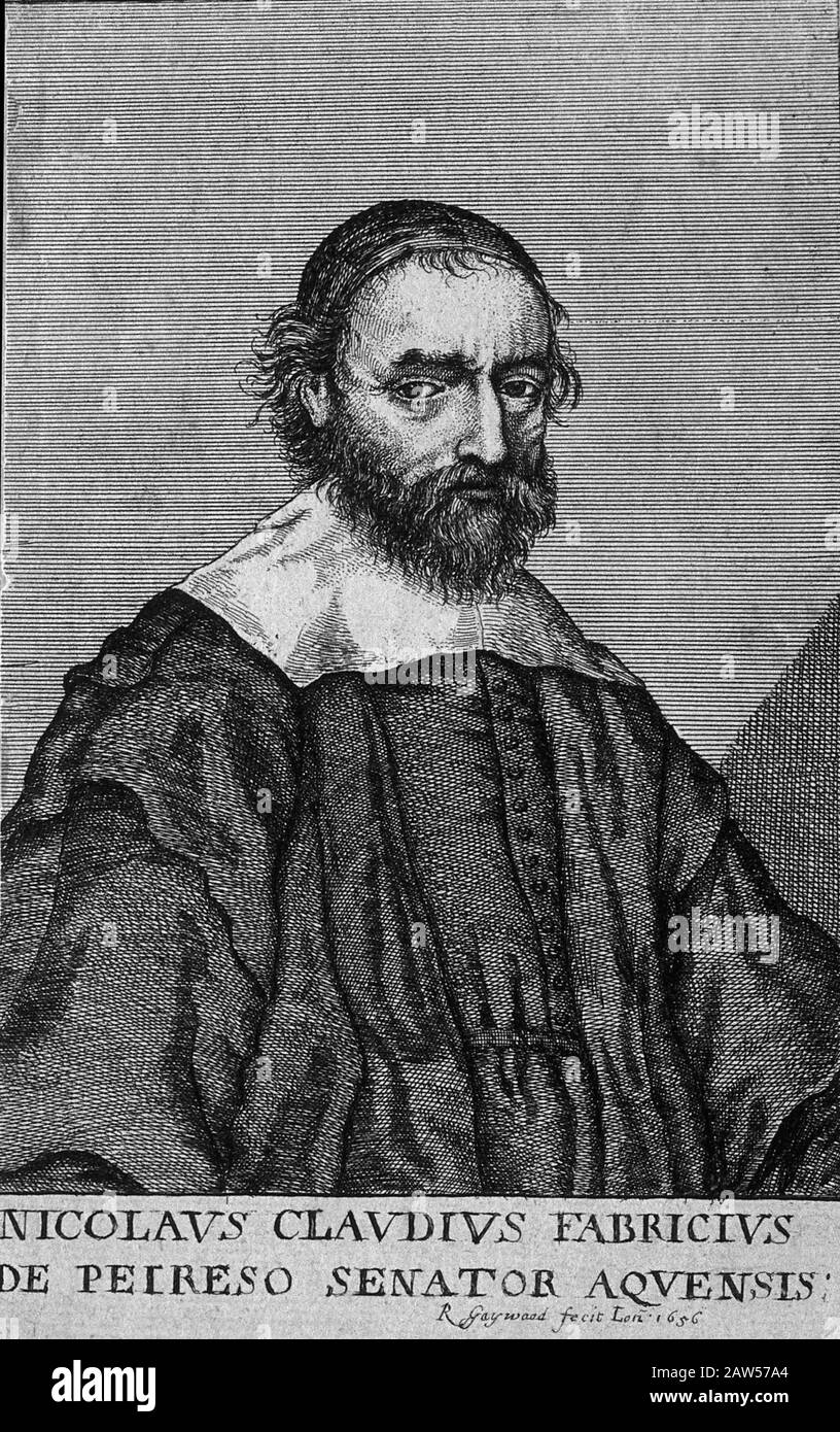 Nicholas Claude Fabri de Peiresc ( 1580 - 1637 ), french astronomer, antiquary and savant  who maintained a wide correspondence with  GALILEO  GALILEI Stock Photo