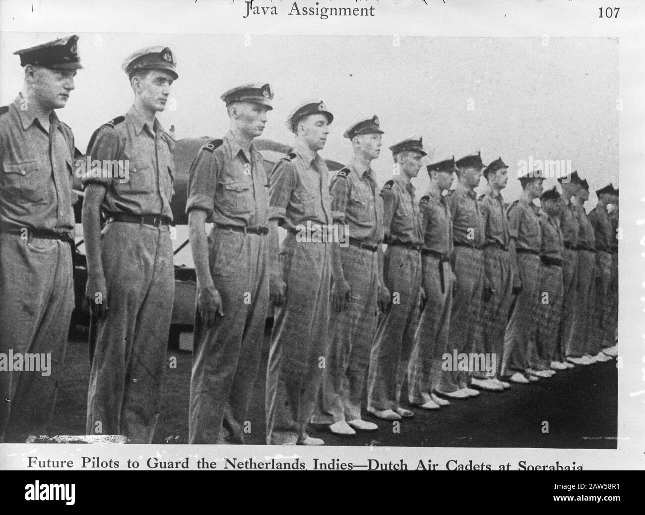 Naval Air Training In Surabaya Cadets Stand To Date 1940 1942 Location Indonesia Indonesia Dutch East Indies Surabaya Keywords Aerospace Marine Education World War Ii Stock Photo Alamy