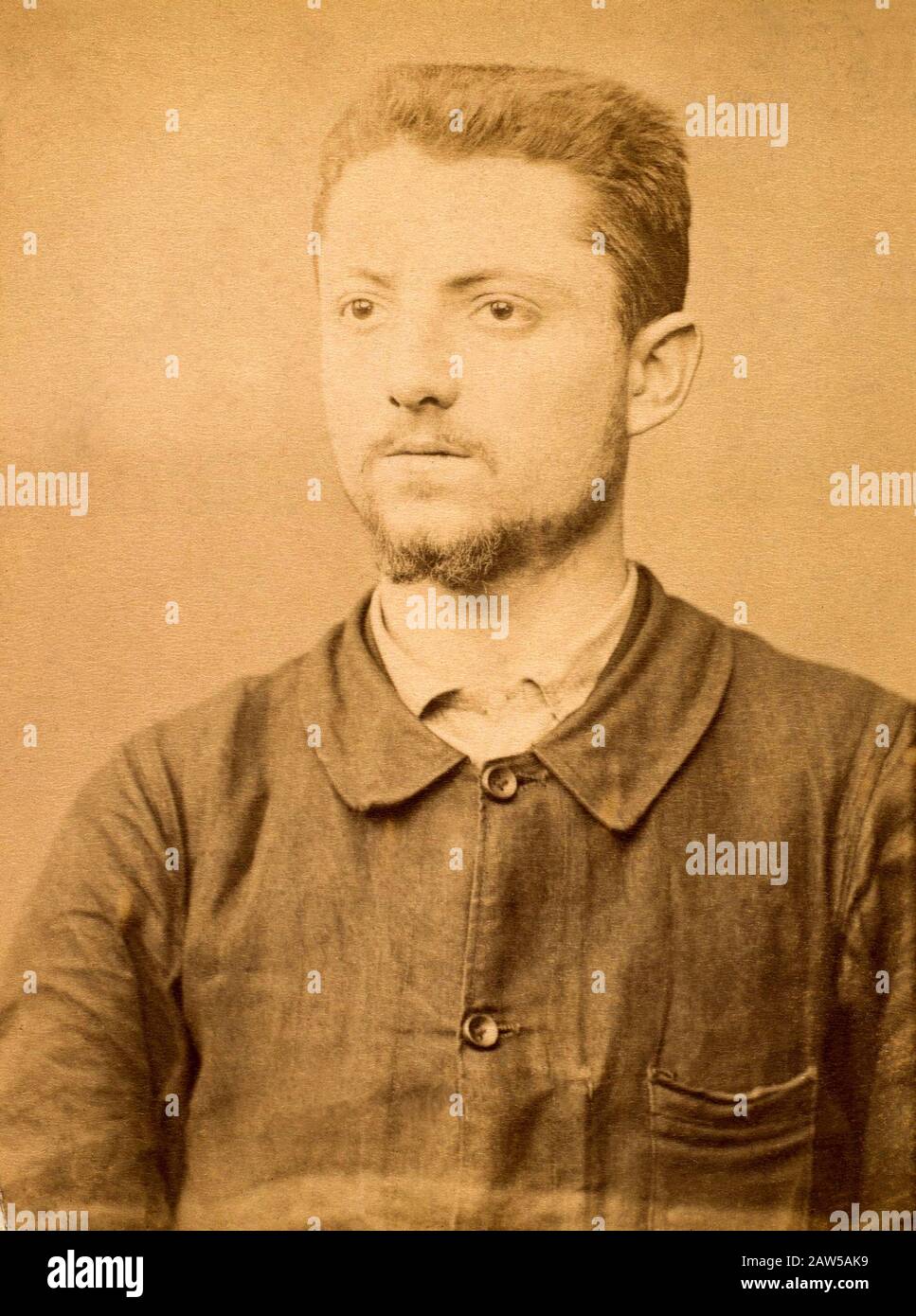 1894 , FRANCE : The french anarchist  Émile HENRY ( 1872 – 1894 ), who on 12 February 1894 detonated a bomb at the Café Terminus in the Parisian Gare Stock Photo