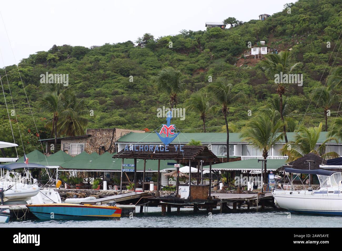 Sailing the Grenadines Stock Photo
