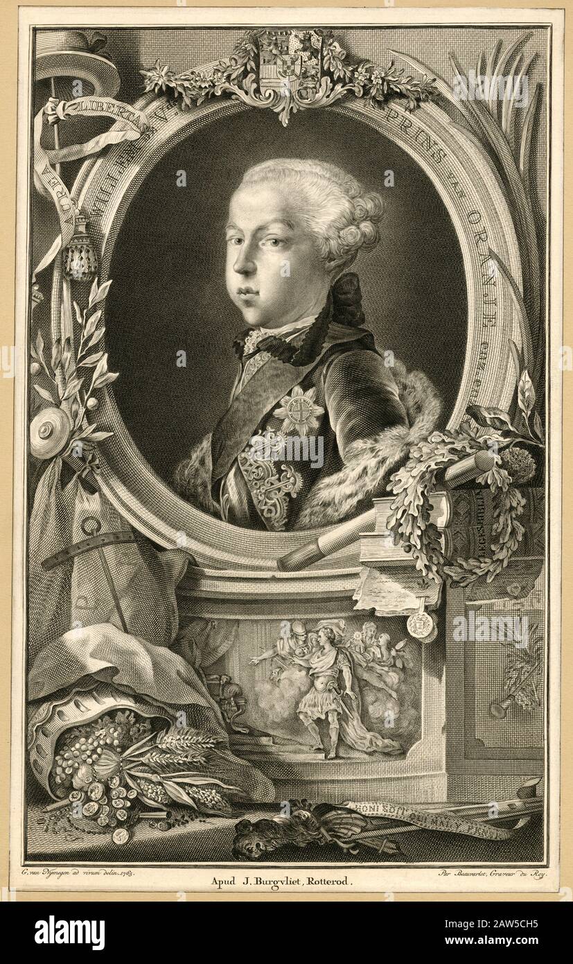 1765 , NETHERLANDS : The William V Prince of Orange ( 1748 – 1806 ) of ...