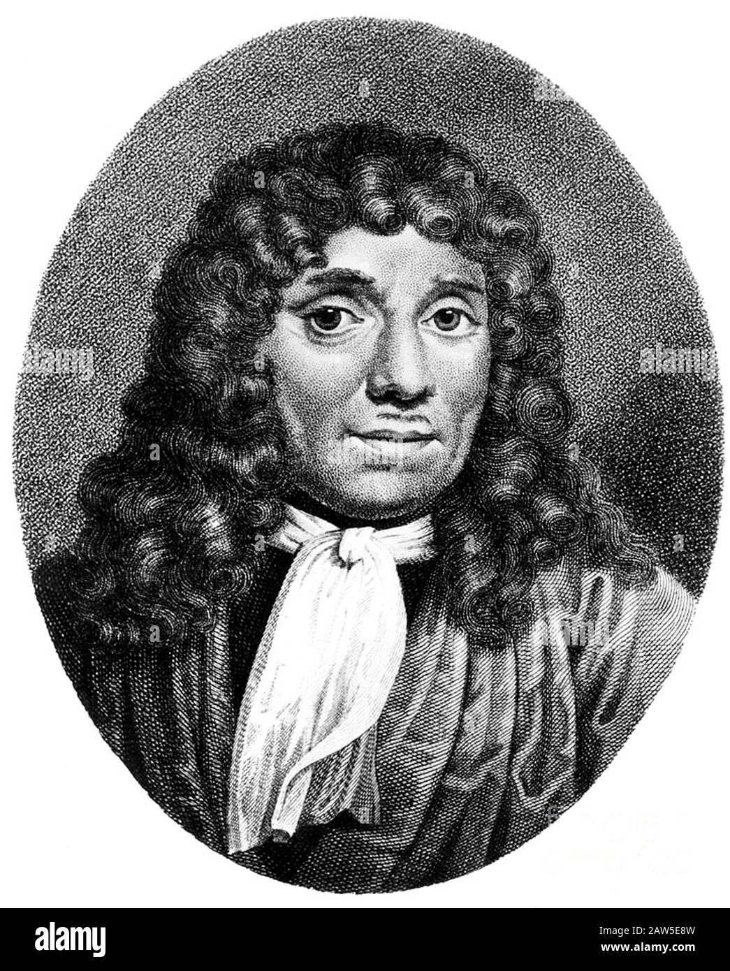 1700 ca , NETHERLANDS : The naturalist  and inventor Anton van Leeuwenhoek ( 1632 - 1723 ), Considered the  Father of Microscopy , he constructed all Stock Photo