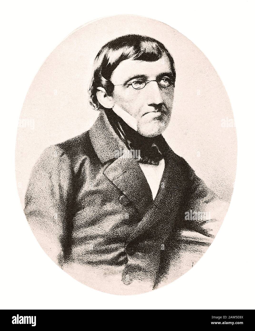 1870 ca. ESTONY : The  Estonian scientist and explorer Karl Ernst Ritter von Baer  Edler von Huthorn aka Karl Maksimovich Baer ( 1792 - 1876 ). Baer w Stock Photo