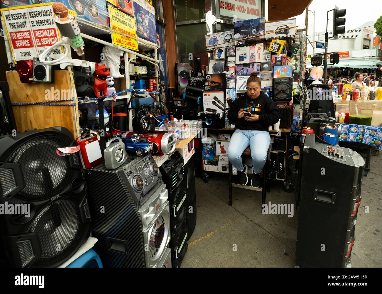 Garment District, downtown Los Angeles, California, USA Stock Photo Alamy