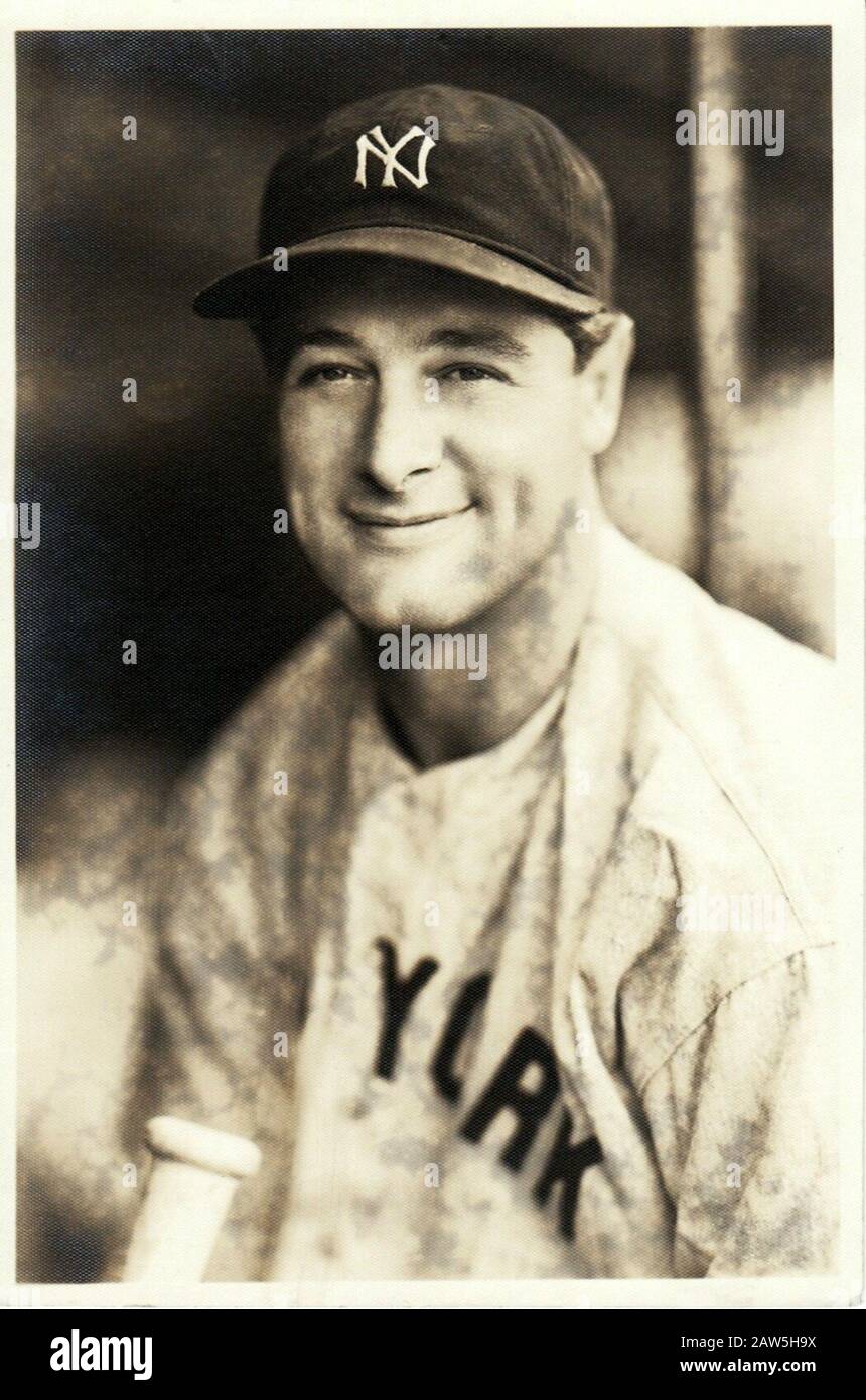 1923 ca , NEW YORK , USA The celebrated american baseball player LOU