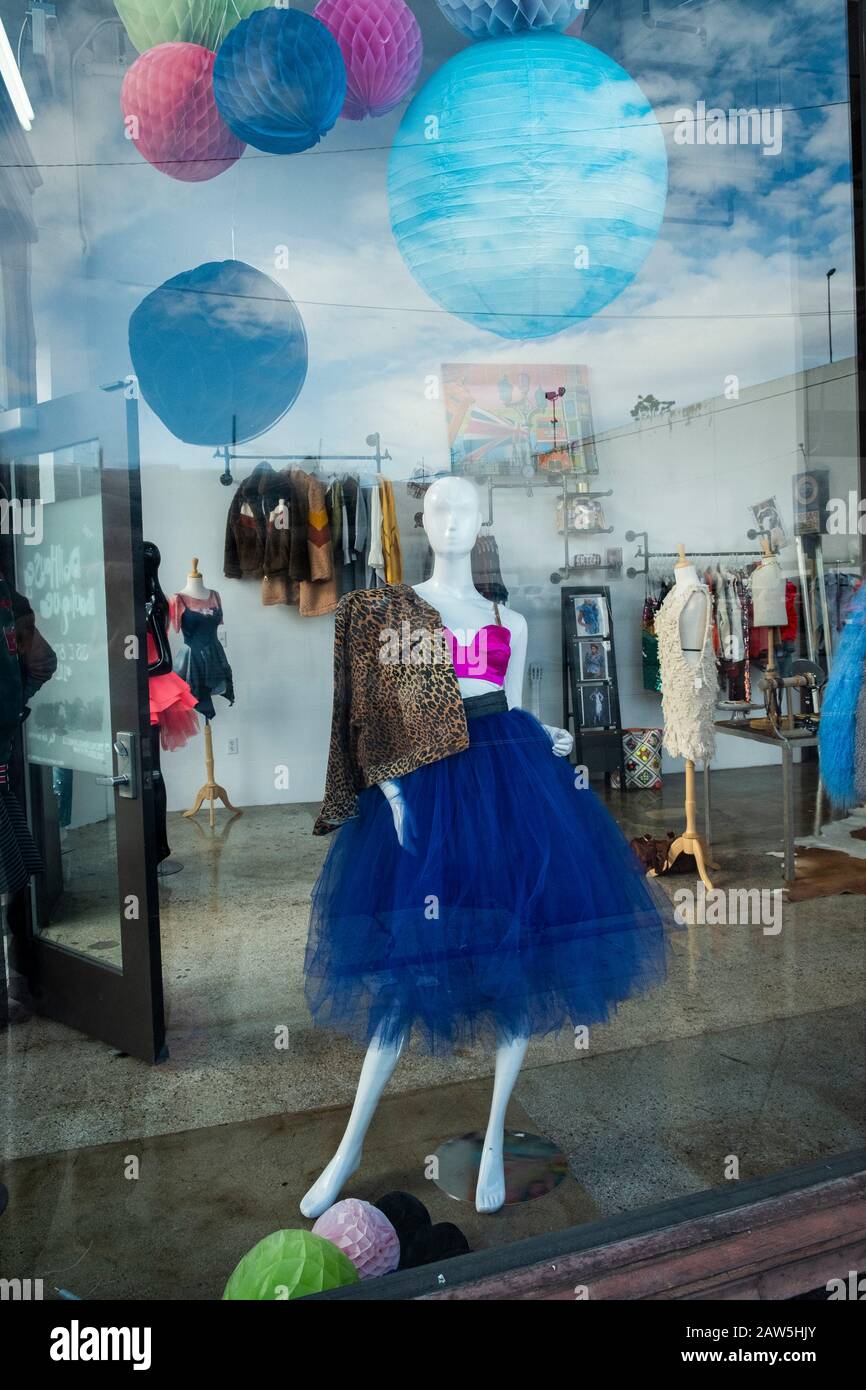 Clothing store. Downtown Los Angeles, California, USA Stock Photo Alamy