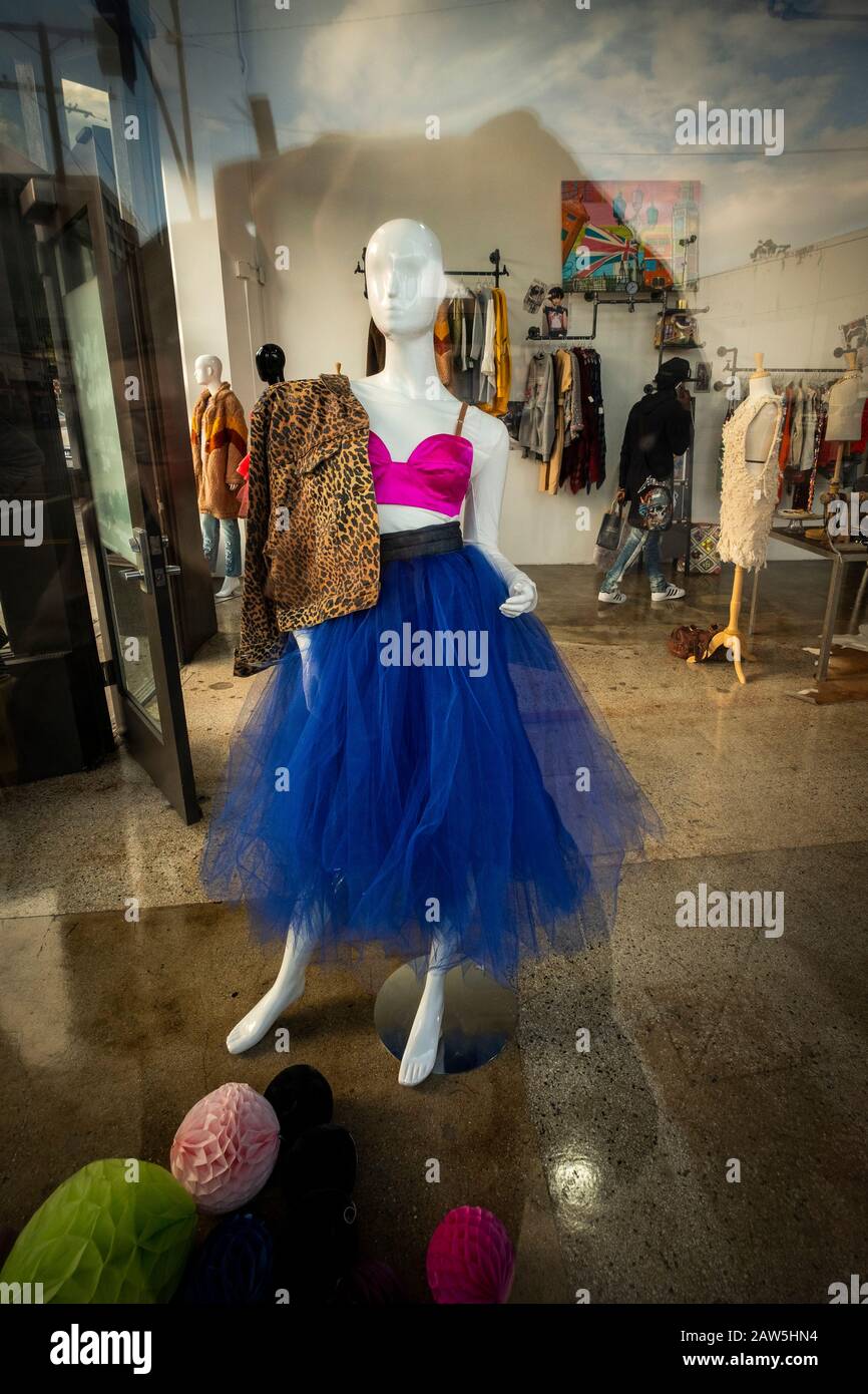 Clothing store. Downtown Los Angeles, California, USA Stock Photo Alamy