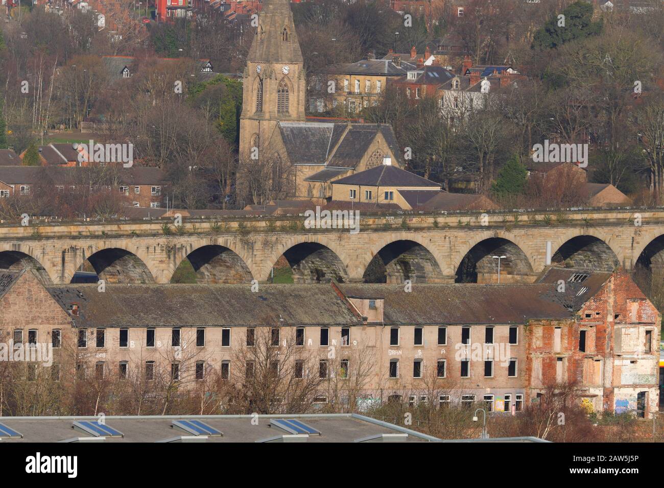 Kirkstall Road Viaduct in Leeds, built by Victorians Stock Photo Alamy