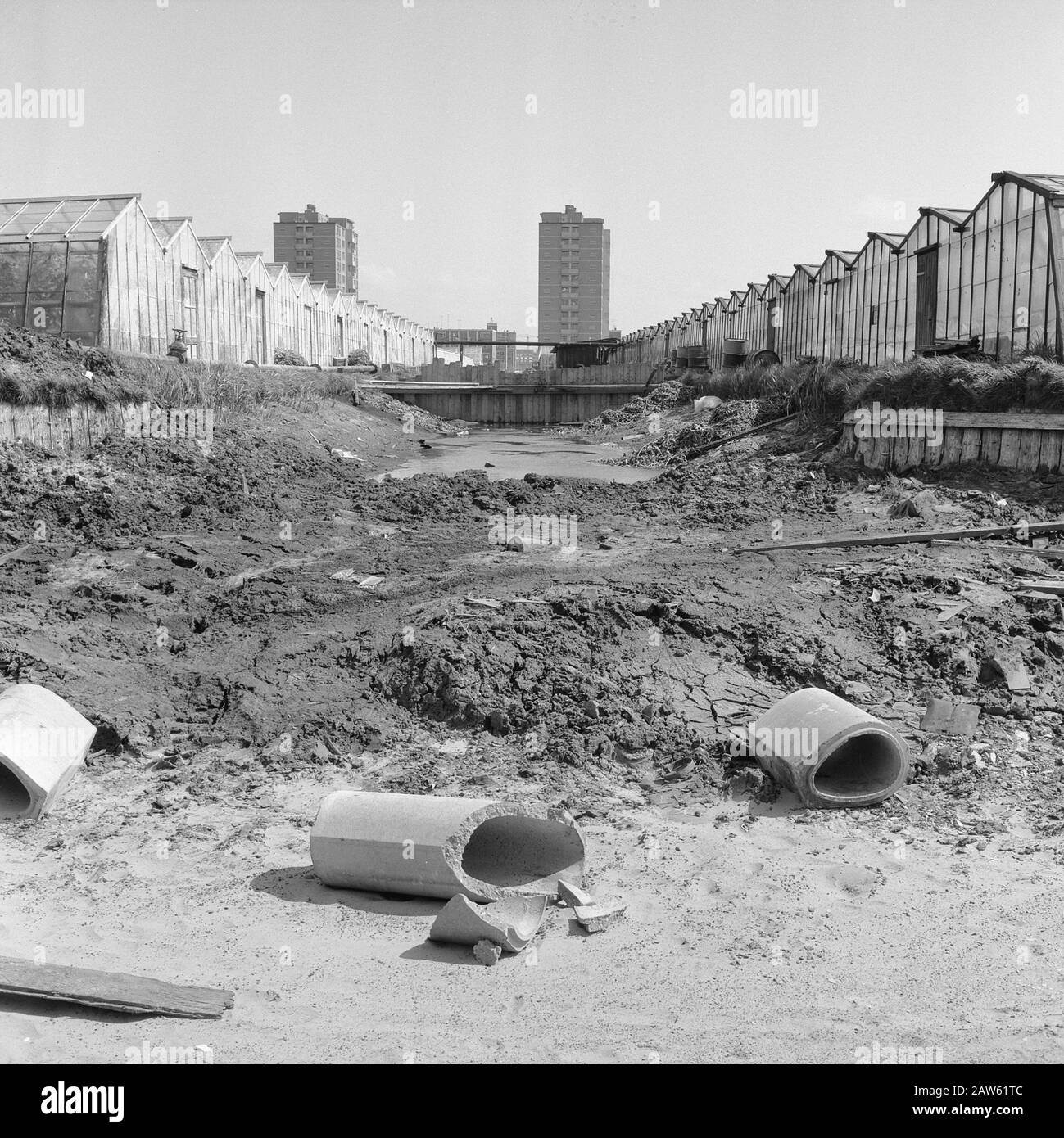 normalization of streams, digging and filling in trenches, laying ...