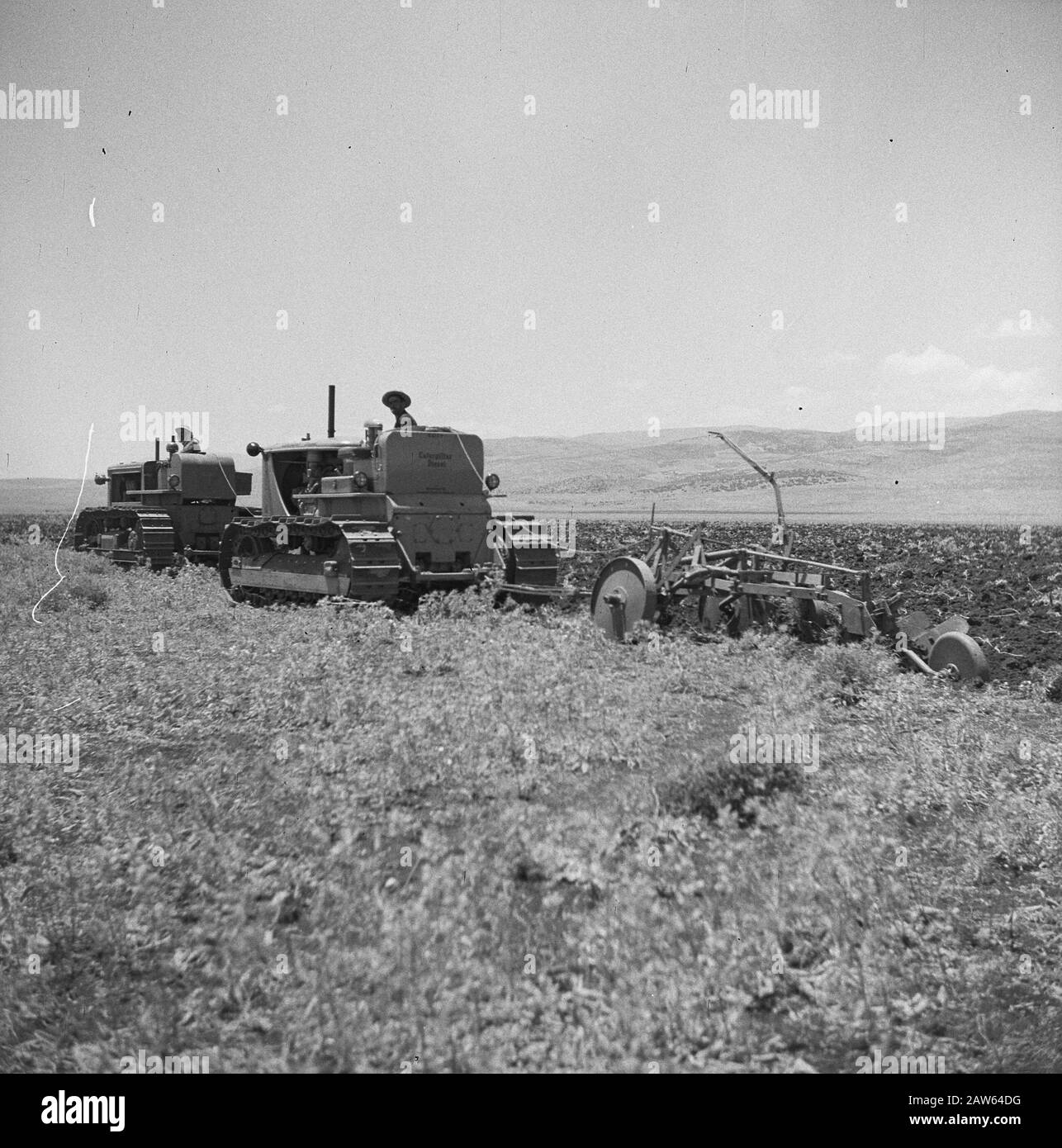 Seeding machinery Black and White Stock Photos & Images - Alamy