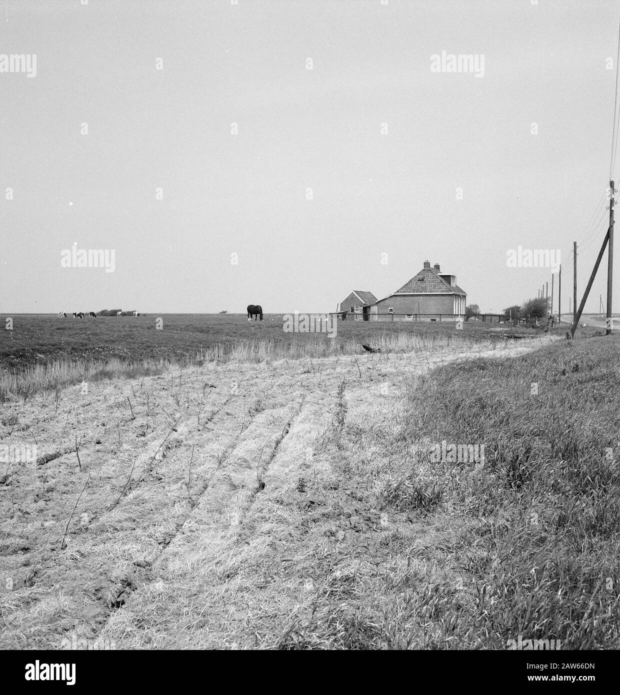Farms landscapes Black and White Stock Photos & Images - Alamy