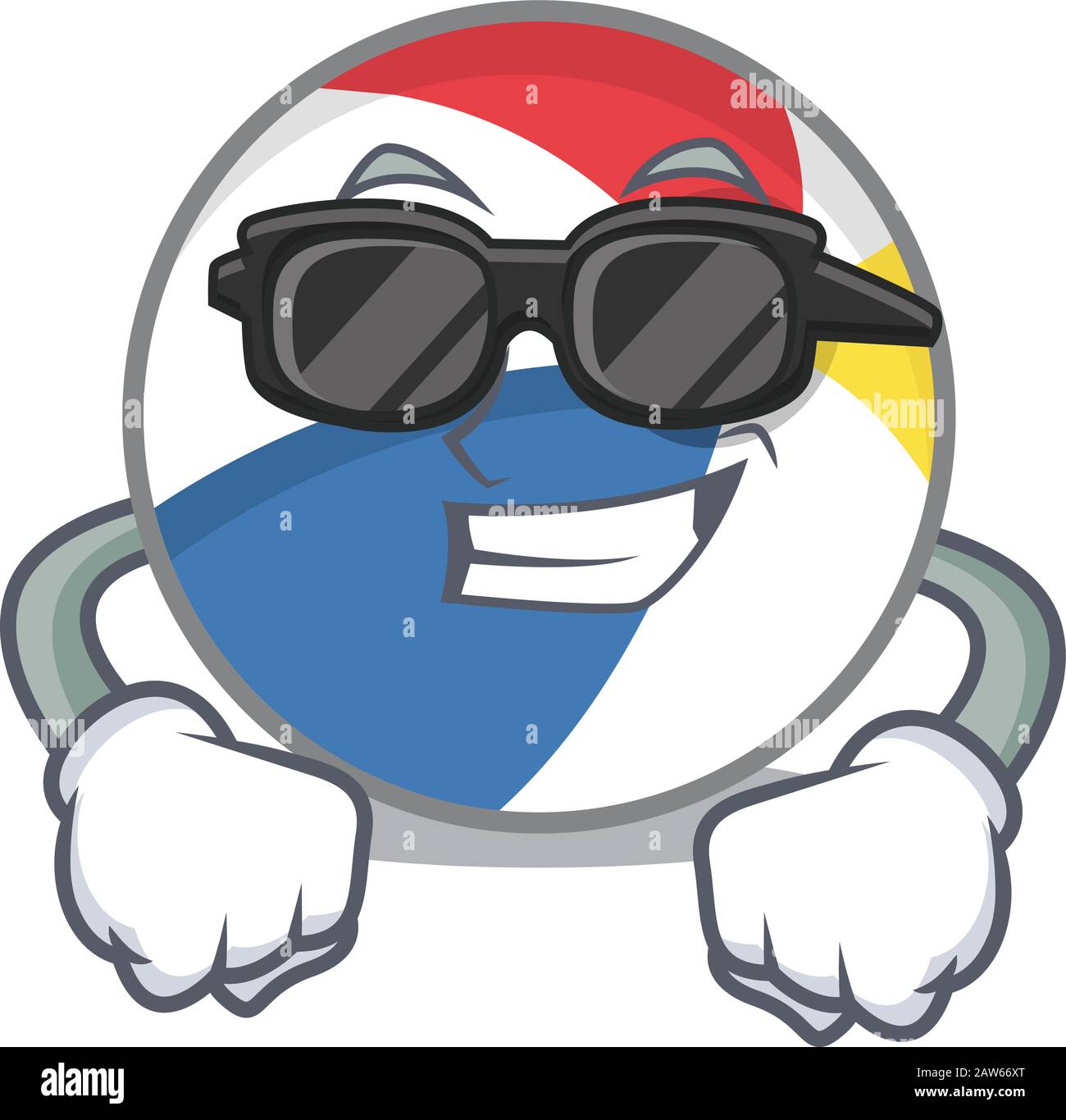 Ball character wearing glasses hi res stock photography and images Alamy
