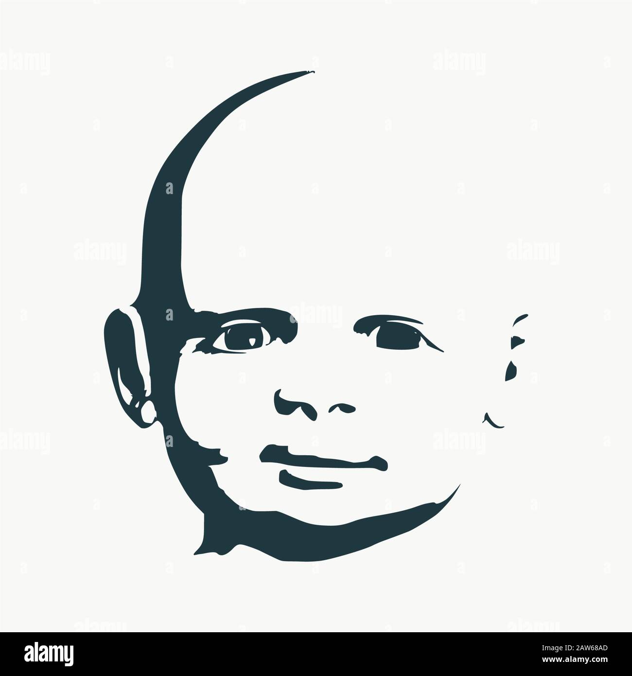Cute little baby Stock Vector Image & Art - Alamy