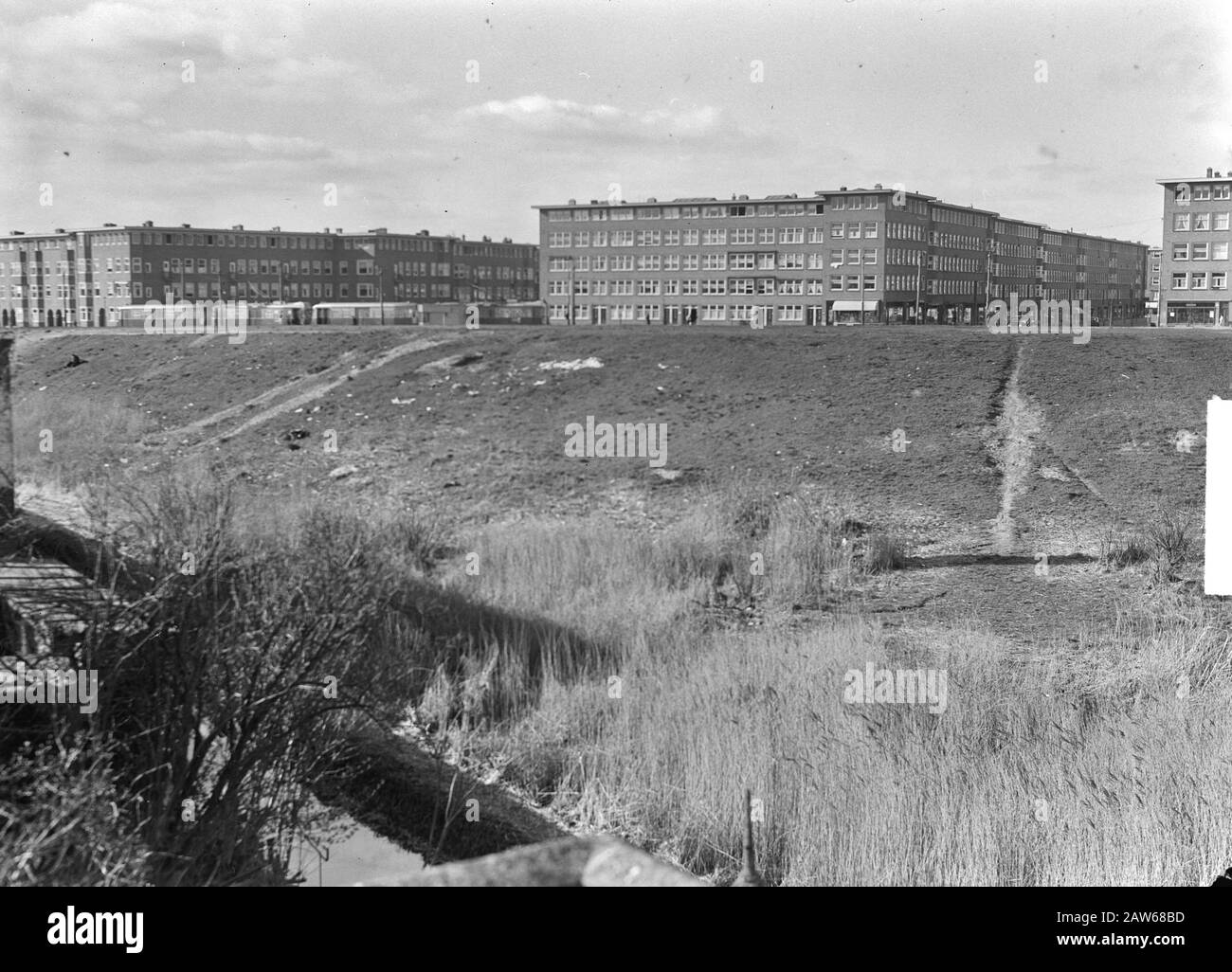 Mission Volkskrant Amsteldijk construction of bridge Date: March 29, 1950 Keywords: BRIDGE, construction, jobs Stock Photo