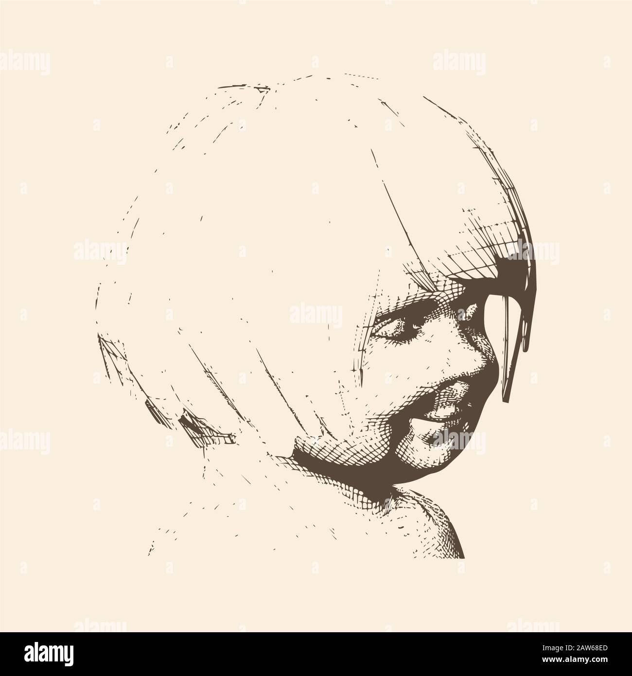 Cute little baby Stock Vector Image & Art - Alamy