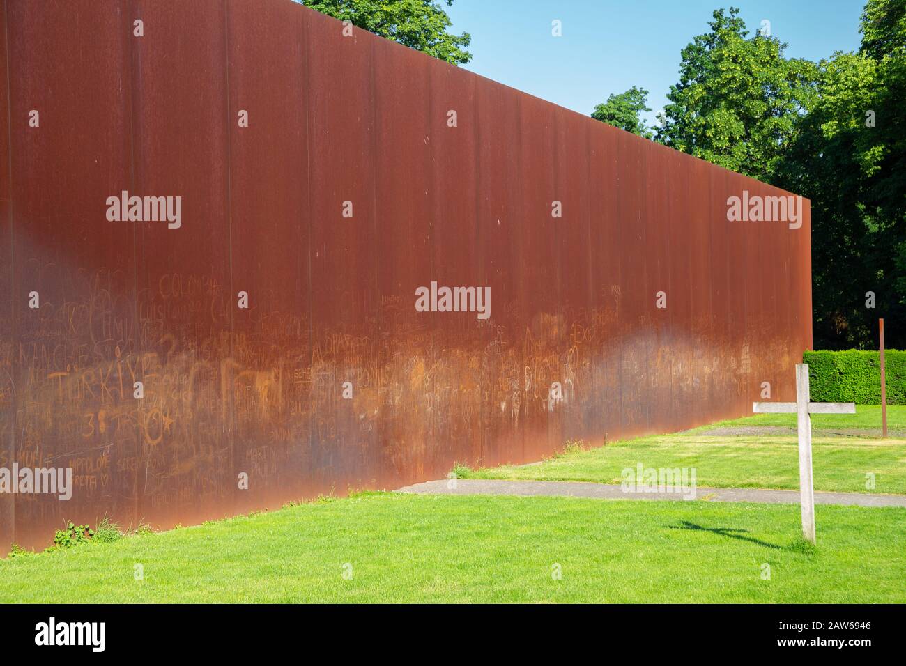 Berlin Wall Memorial in Germany Stock Photo Alamy