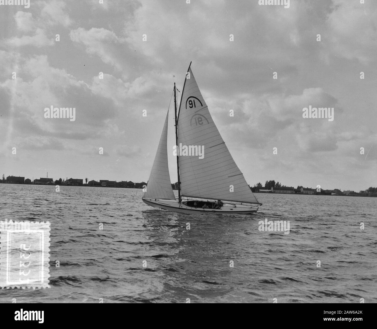 1950s sailing boat hi-res stock photography and images - Alamy