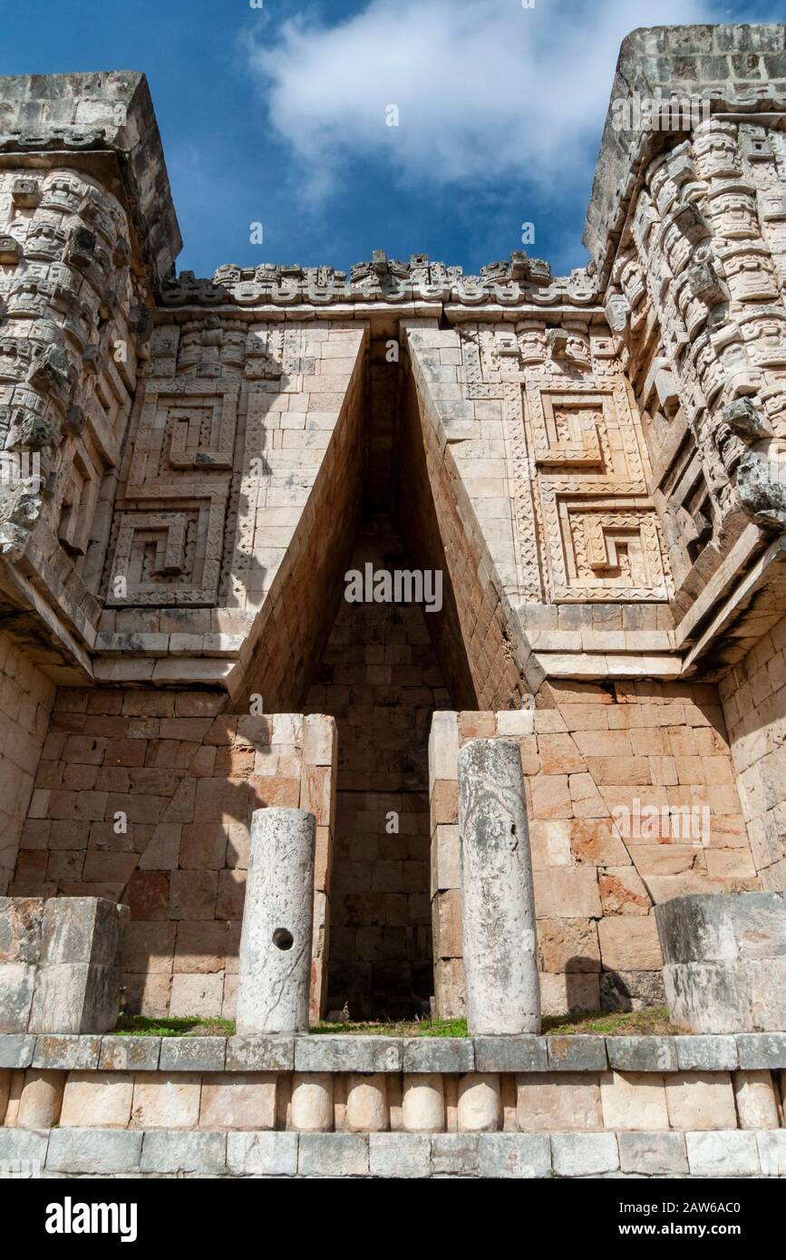 An Arrow Shaped Corbel Arch At The Governor S Palace In Uxmal
