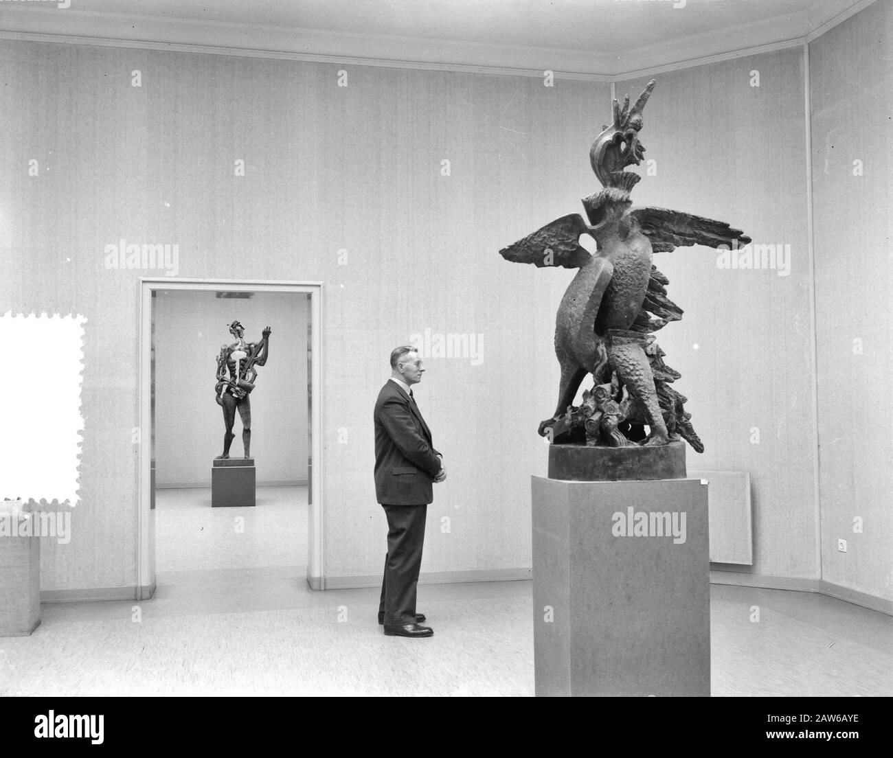 Phoenix, a sculpture by Ossip Zadkine Date January 13, 1955 Keywords