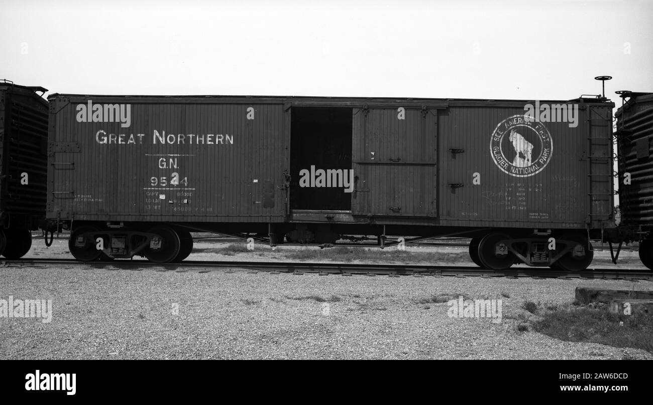 Great Northern Railway GN boxcar 9544 Stock Photo Alamy