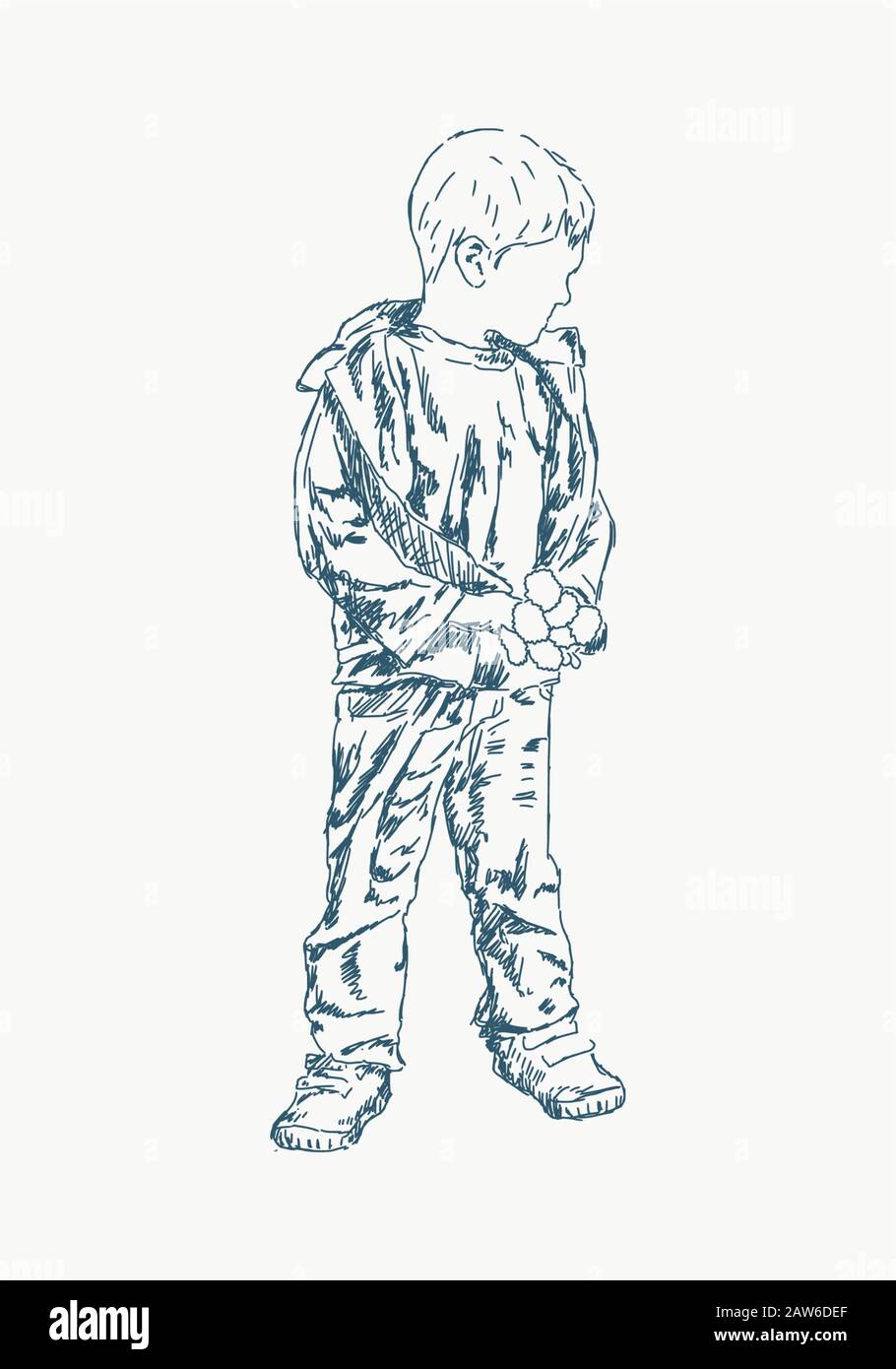 A boy illustration Stock Vector Image & Art - Alamy