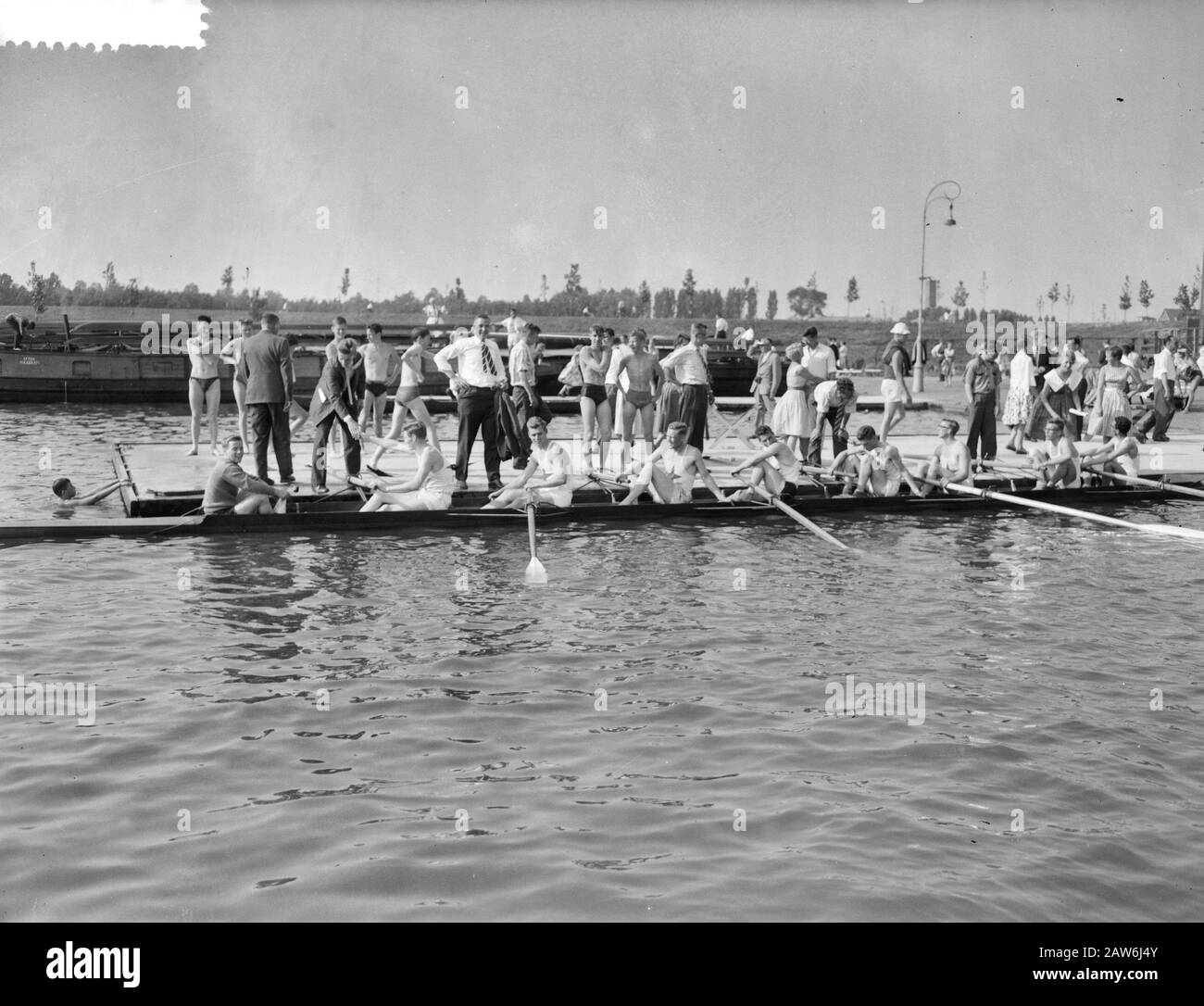 Dutch rowing championships Bosbaan, honoring Aegir Date: July 5, 1959 ...