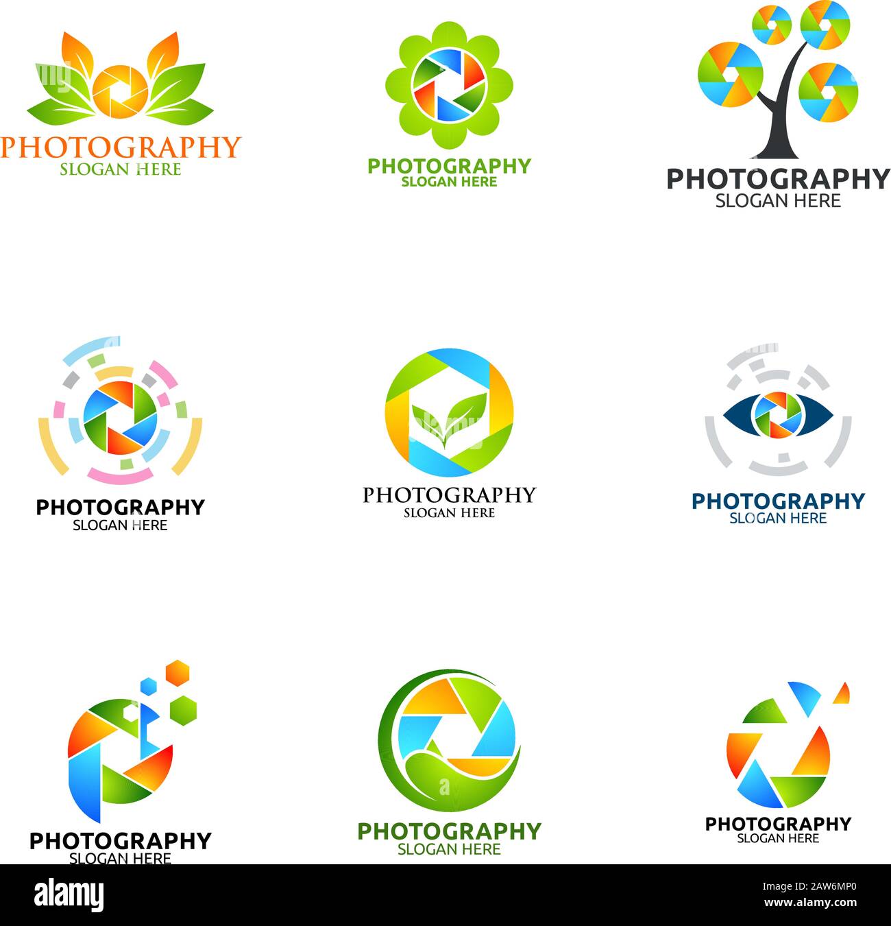 Abstract Camera Photography Vector Logo Design Stock Vector Image & Art ...