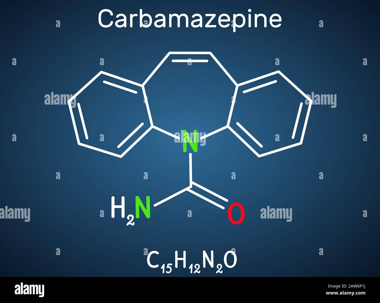 Carbamazepine Stock Vector Images Alamy