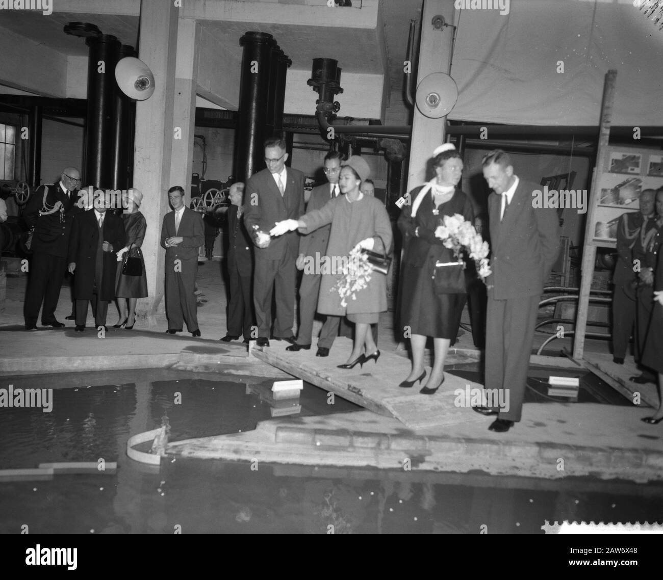 Royal visit to Delft Hydraulics Delft Date October 25, 1960 Location