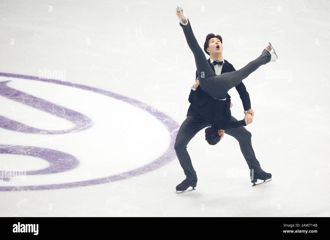 Seoul, South Korea. 6th Feb, 2020. Shiyue Wang & Xinyu Liu (CHN), Feb 6