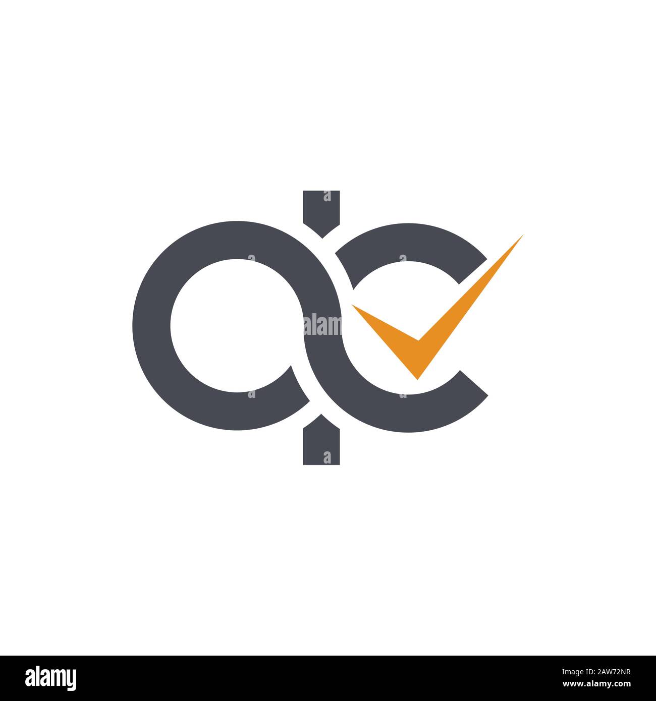 Initial letter ac or ca logo vector design template Stock Vector Image ...