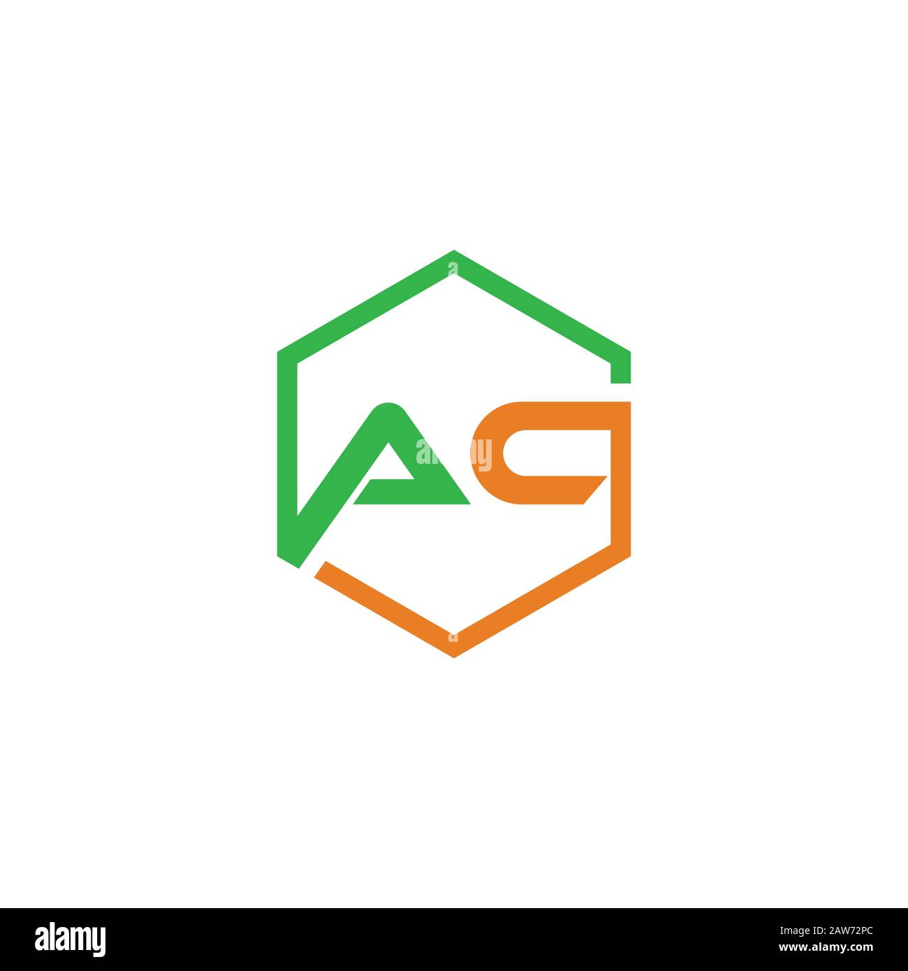 Initial letter ac or ca logo vector design template Stock Vector Image ...