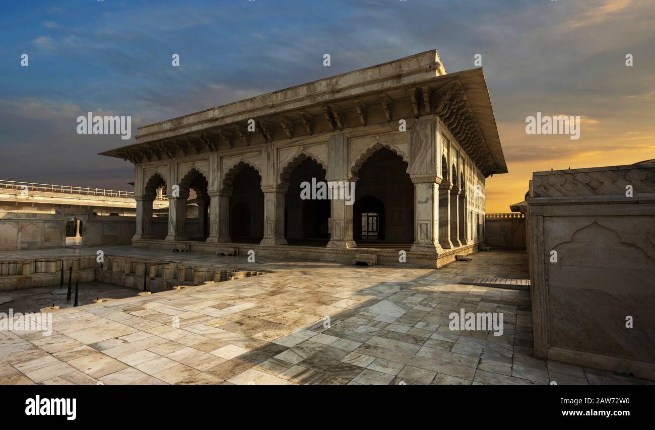 Khas Mahal in Fort Agra, India Stock Photo - Alamy