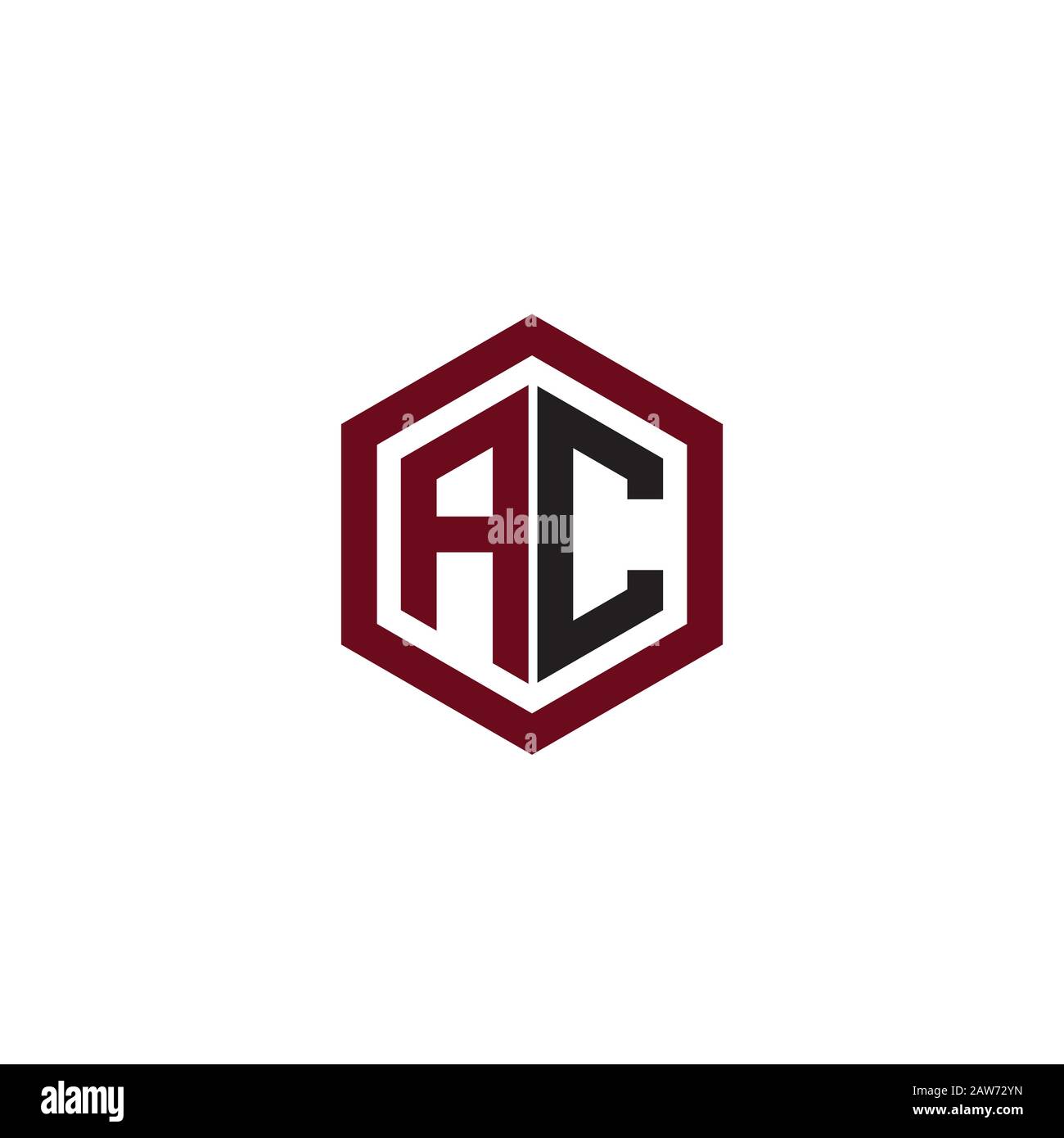 Initial letter ac or ca logo vector design template Stock Vector Image ...