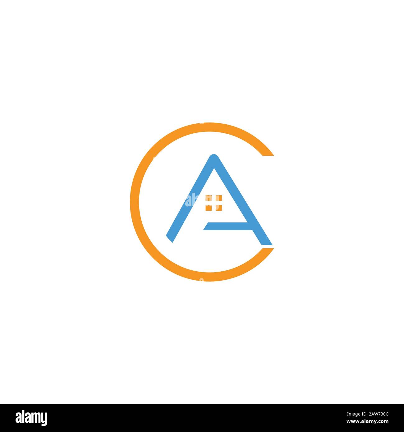 Initial letter ac or ca logo vector design template Stock Vector Image ...