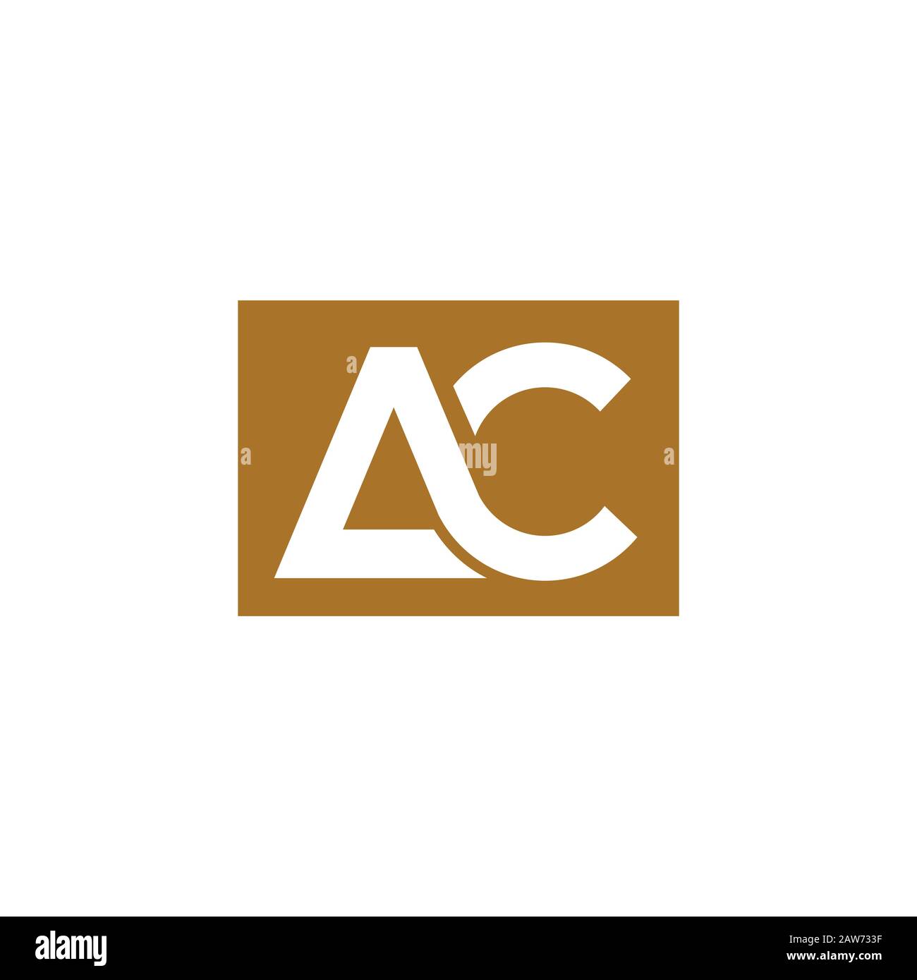 Initial letter ac or ca logo vector design template Stock Vector Image ...